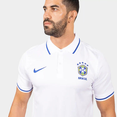 Polo Brésil Homme Blanc